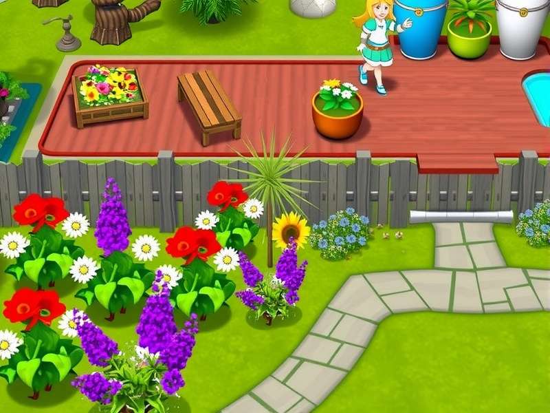 Gardenscapes Garden Adventure gameplay screenshot